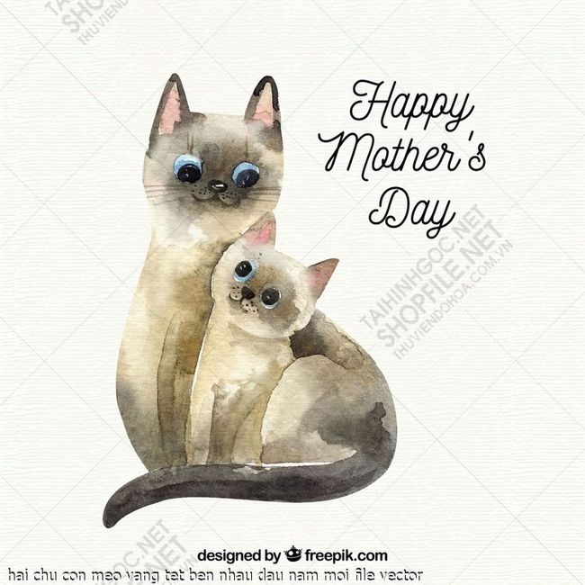 hai chu con meo vang tet ben nhau dau nam moi file vector